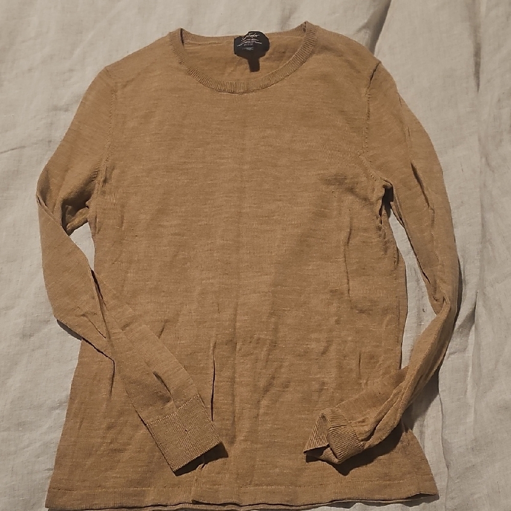 Lord & Taylor Long Sleeve 100% Merino Wool Sweater